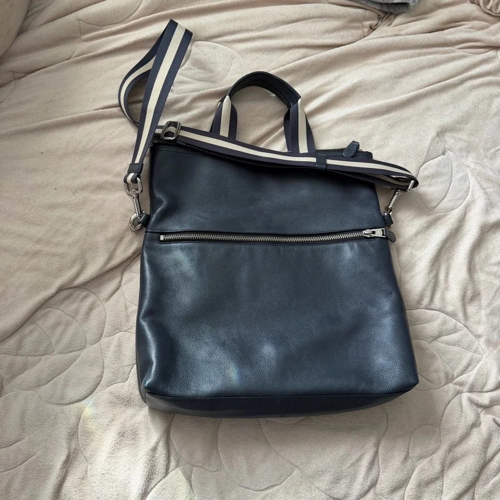 Coach Dark Navy Convertible Briefcase | Excellent Condition
